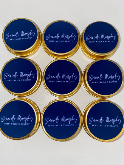 24 PERSONALISED (EMPTY) BALM CONTAINERS