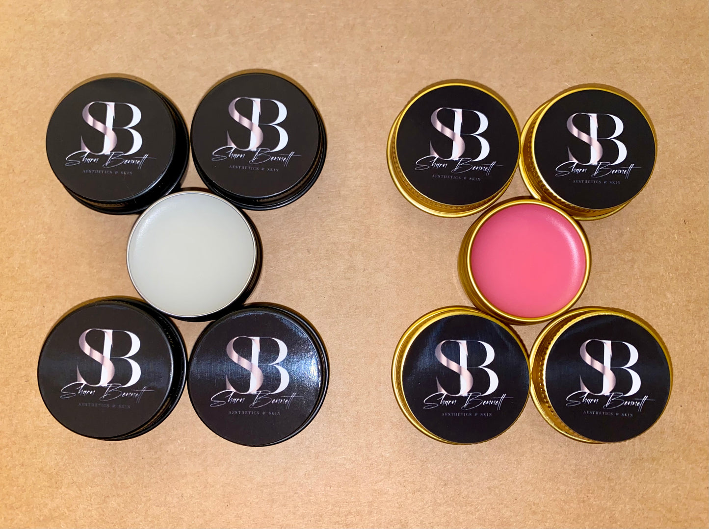 25 PERSONALISED ARNICA LIP BALMS FOR CLIENT POST TREATMENT AFTERCARE