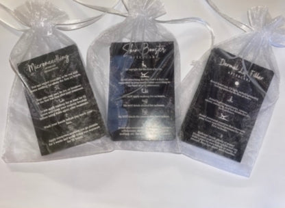 BUNDLE 25 EACH OF CUSTOMISED ARNICA LIP BALMS, LIP COMPRESSES & AFTERCARE CARDS