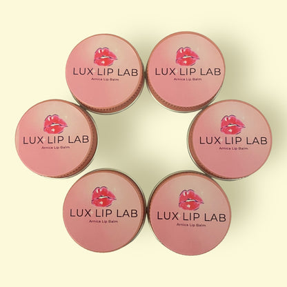 100 PERSONALISED / CUSTOMISED ARNICA LIP BALMS FOR CLIENT POST TREATMENT AFTERCARE